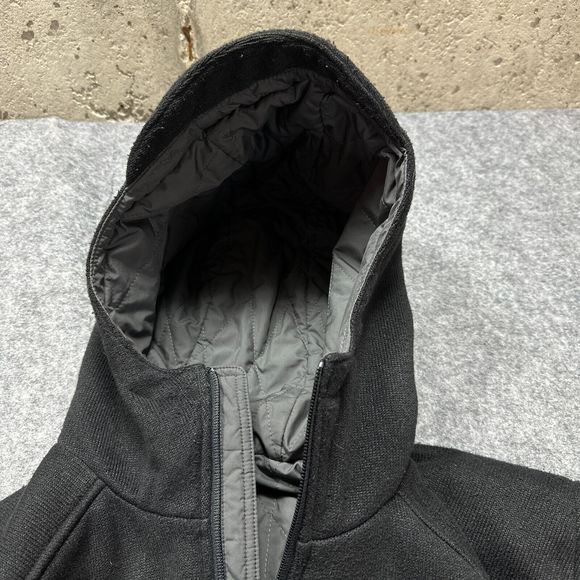 Patagonia Mens Better Sweater Hoodie Large Black Full Zip Pockets 3 Panel Hood - Picture 11 of 16